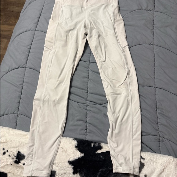 lululemon athletica Pants - White High-Waisted Leggings